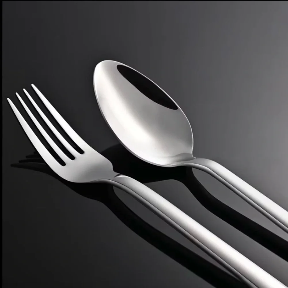Premium Cutlety Set Steel 20 Pieces - Silver